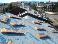 Bozeman MT re-roof dried in titanium underlyament Harmon Enterprises Constuction Inc