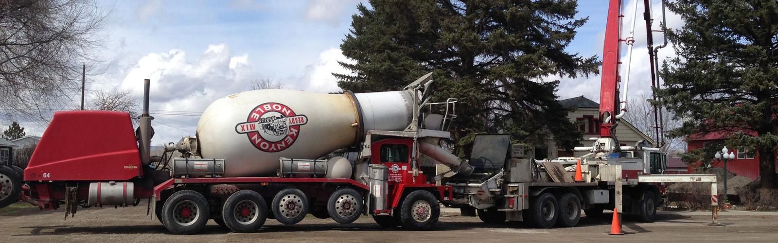 concrete boom truck lift