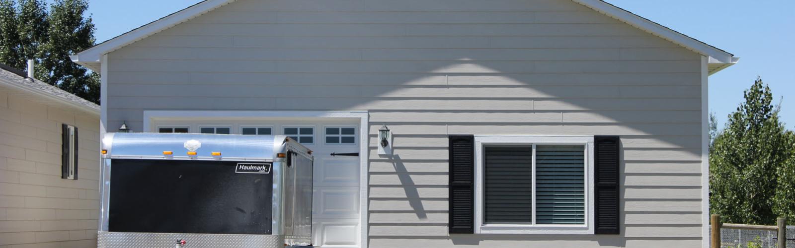 garage construction framing roofing siding soffit fascia doors windows