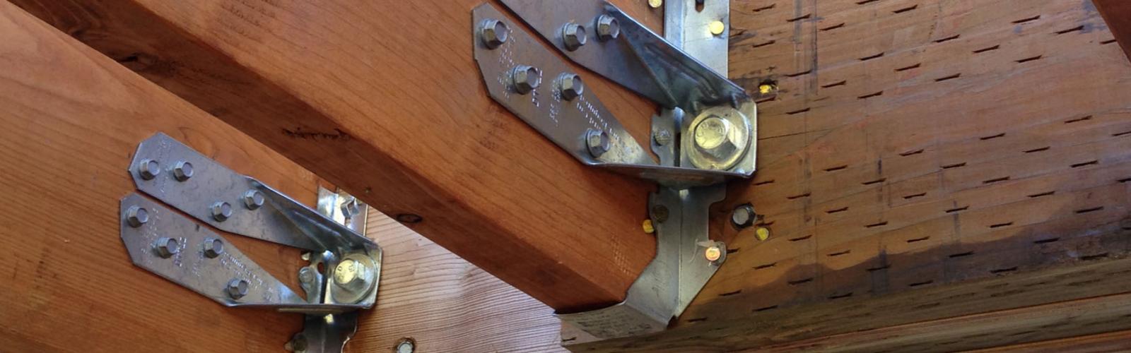 joist hanger on new deck
