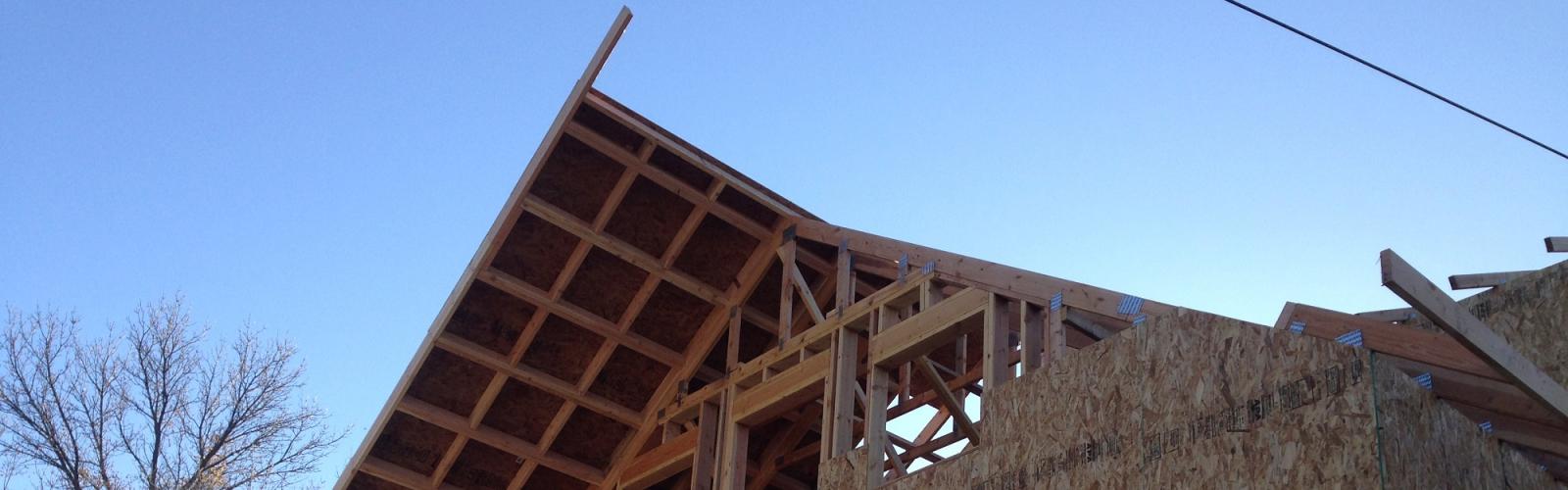 sheathing tyvek and outlooker framing