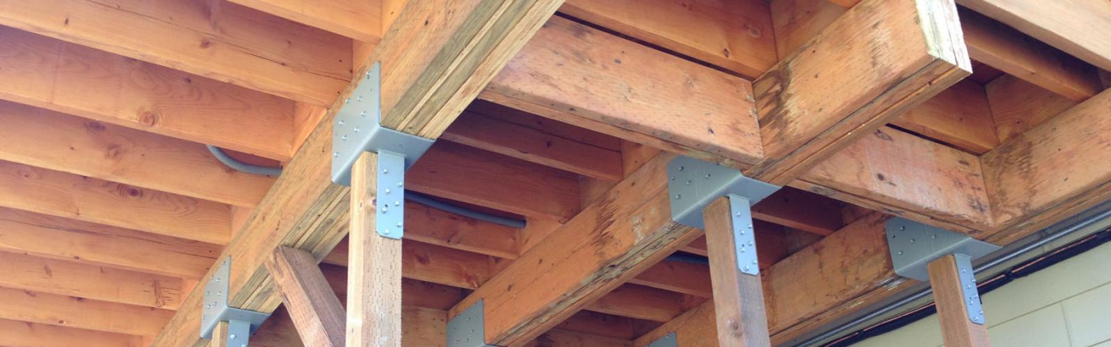decking beams hardware column cap