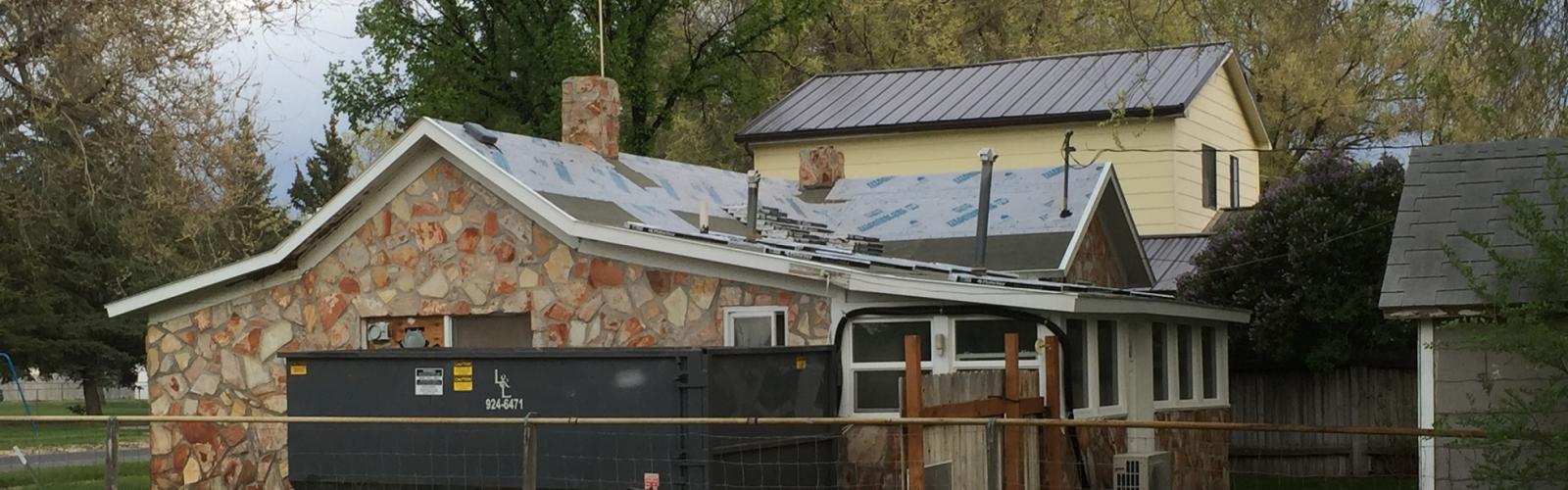 roof dry in