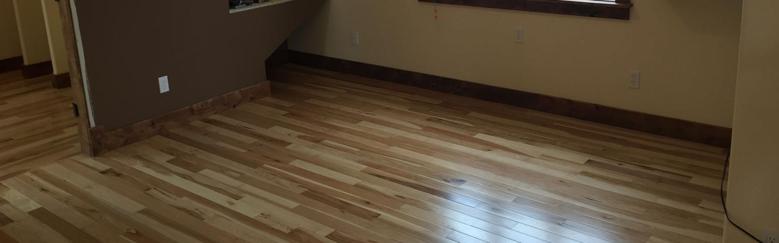 wood floor and new paint