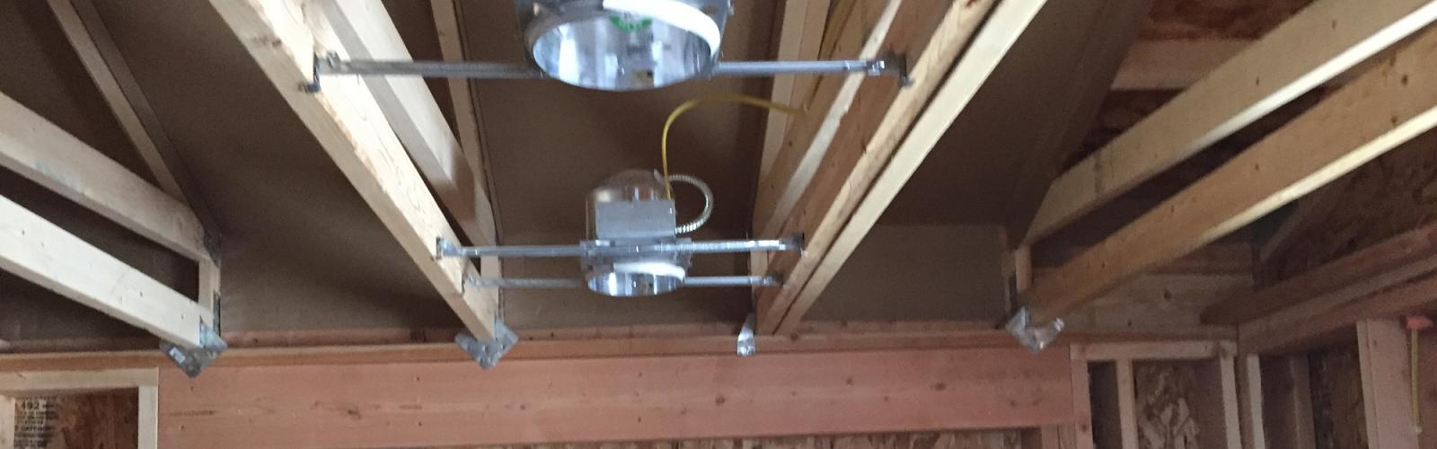 rough framing and trusses