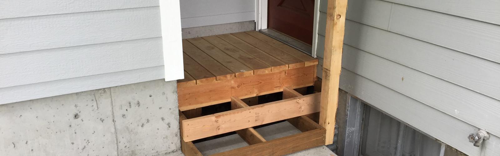 Deck and stair framing