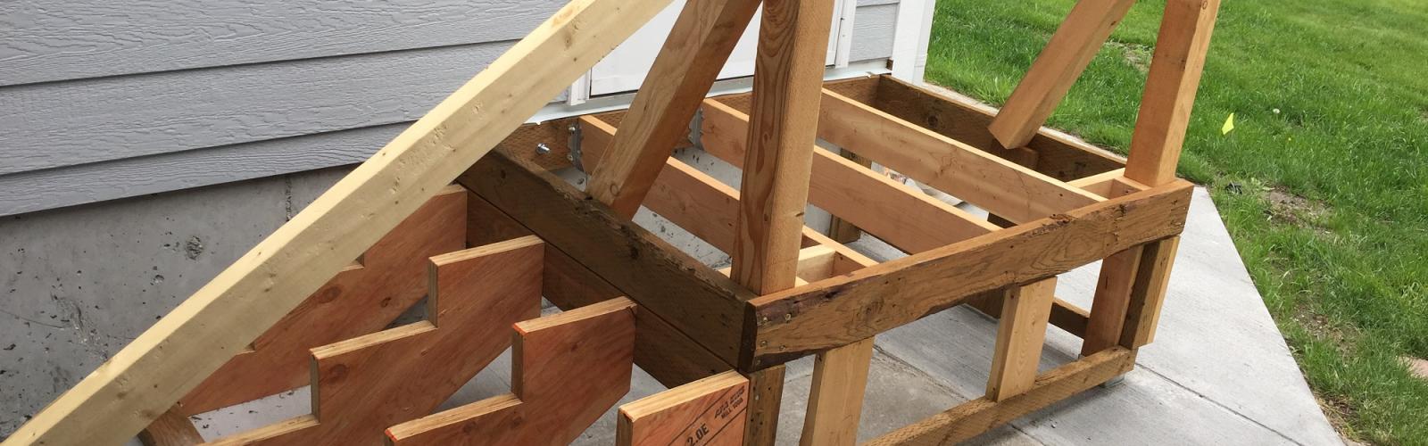 decking rough frame