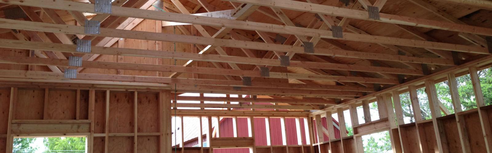 trusses and rough framing