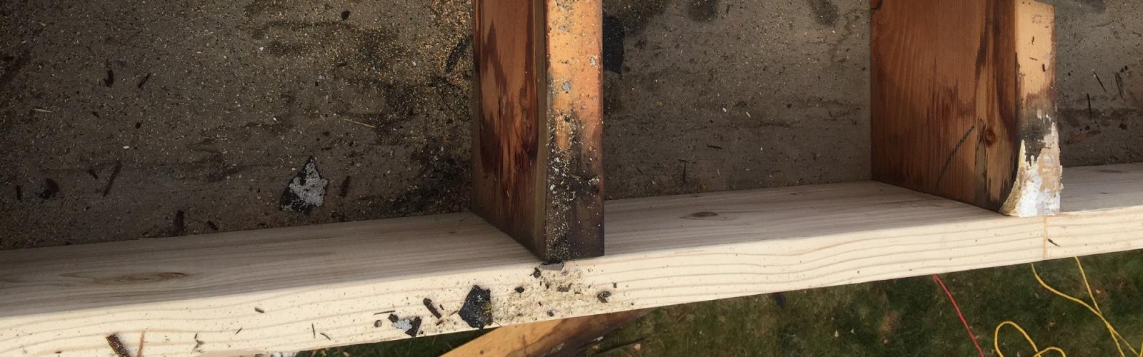 water damaged roof repair