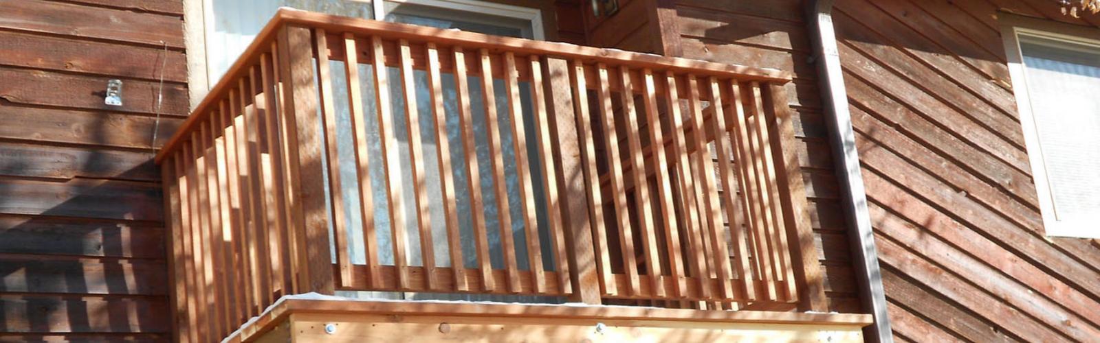 New decks for 4-plex in Bozeman