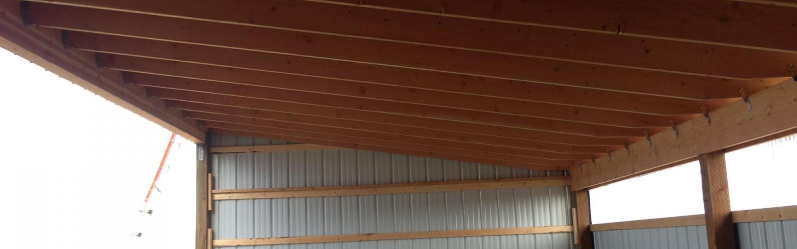pole barn toston framing tuf-rib metal Harmon Enterprises Construction